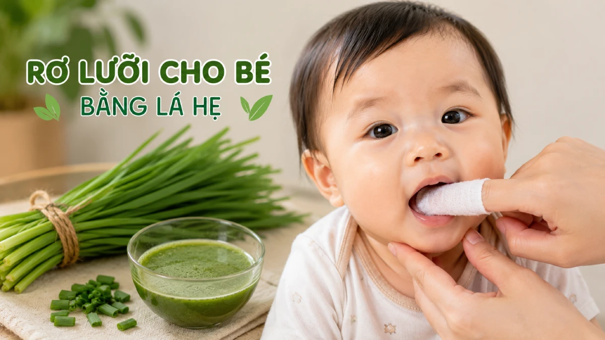 Ro luoi cho be bang la he