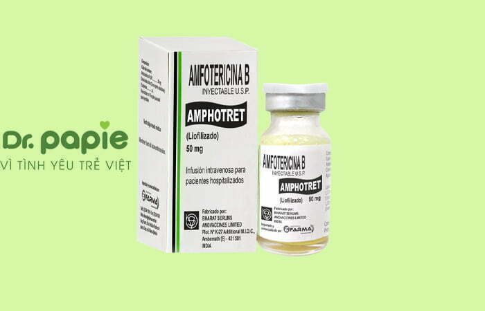 thuốc trị nấm miệng ở trẻ em Amfotericina B