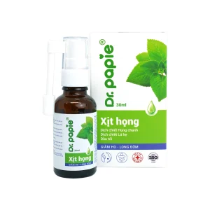Xịt họng húng chanh Dr.Papie