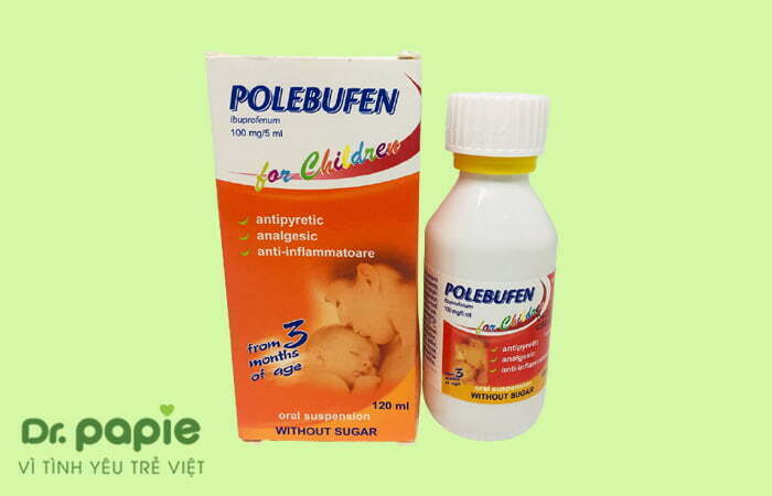 Thuốc hạ sốt phát ban Polebufen