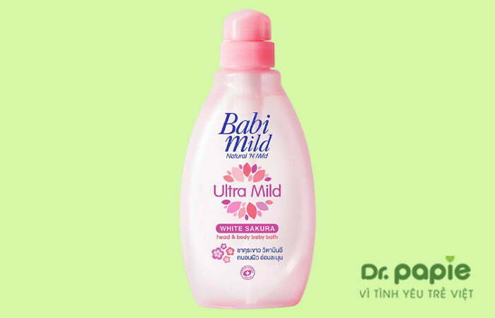 Sữa tắm cho da nhạy cảm của bé Babi Mild