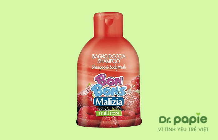 Sữa tắm mùi hương trái cây Malizia Bon Bons Frutti Rossi