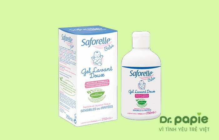 Sữa tắm thơm dùng để tắm gội toàn thân cho bé Saforelle
