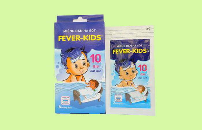 Hình ảnh miếng dán hạ sốt Fever Kids