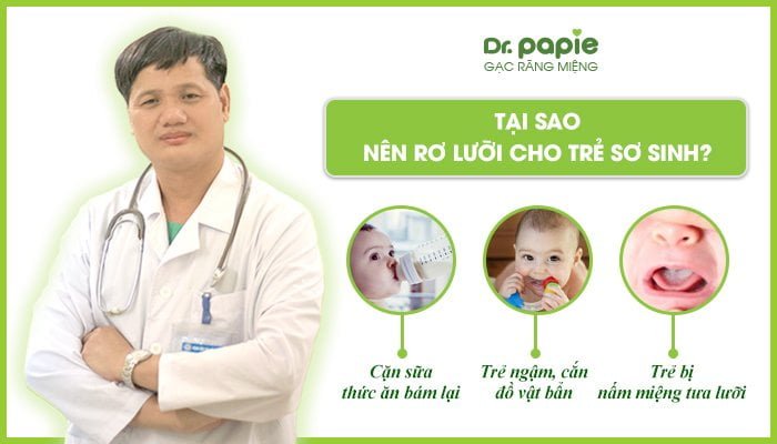 TS.BS Lê Minh Trác chia sẻ 3 lý do nên rơ lưỡi cho trẻ sơ sinh 