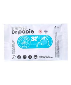 Túi khăn hạ sốt Dr.Papie 3+ hạ sốt an toàn cho trẻ em