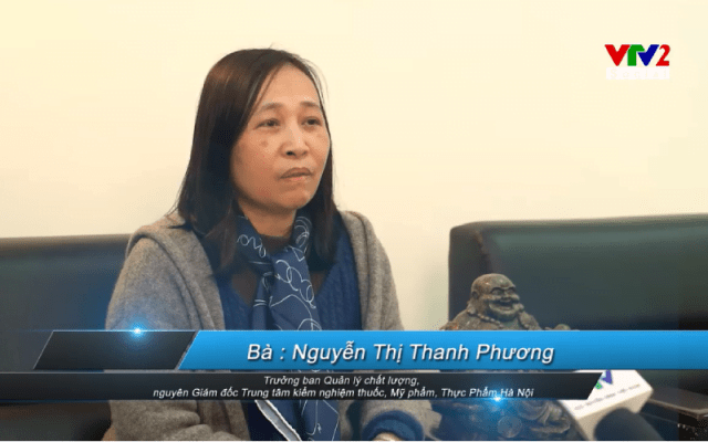 Nguyễn Thị Thanh Phương - Trưởng ban Quản lý chất lượng, nguyên Giám đốc Trung tâm kiểm nghiệm thuốc, Mỹ phẩm, Thực phẩm Hà Nội