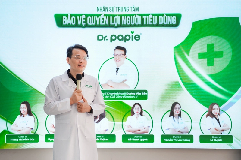 Bác sĩ Chuyên khoa II Dương Văn Bảo phát biểu
