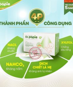 Công dụng gạc răng miệng Dr.Papie