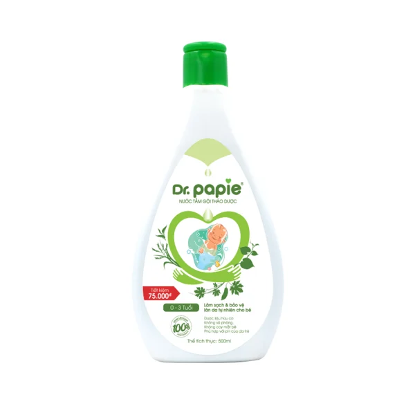 Nước tắm gội thảo dược Dr.Papie (500ml)