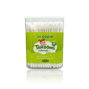 Tăm bông thân giấy Dr.Papie (cho bé 2+ tuổi)