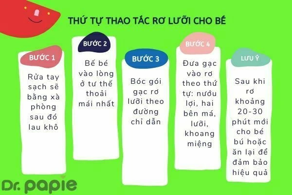 5 SAI LẦM khi vệ sinh lưỡi cho trẻ khiến bé quấy khóc Thao tác vệ sinh lưỡi cho trẻ