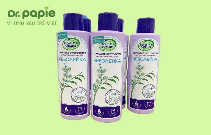 7 loại nước tắm, sữa tắm chống cảm mạo cho bé an toàn, không gây kích ứng da Sữa tắm chống cảm cho bé của Nga - Babkiny