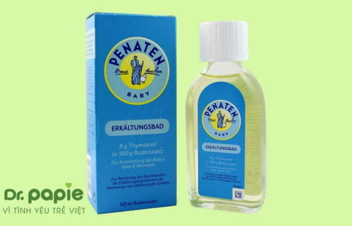 7 loại nước tắm, sữa tắm chống cảm mạo cho bé an toàn, không gây kích ứng da Dầu tắm chống cảm Penaten