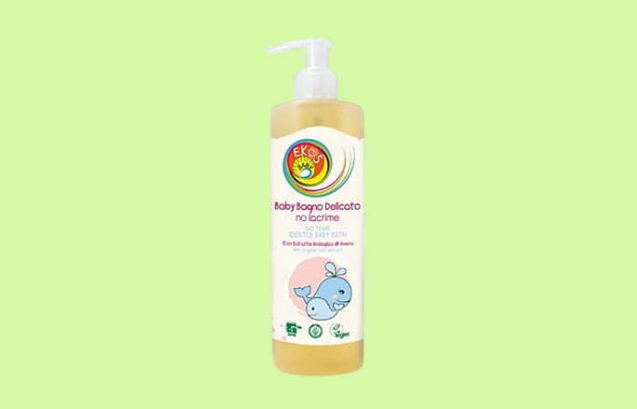 7 loại sữa tắm gội cho bé không cay mắt & lưu ý khi sử dụng Sữa tắm hữu cơ cho bé không cay mắt Ekos Baby