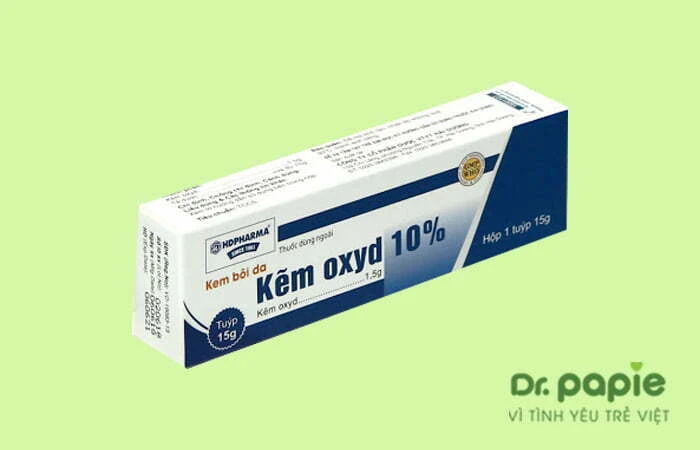 7+ thuốc kem bôi viêm da cơ địa cho trẻ sơ sinh an toàn, dịu nhẹ Thuốc kem bôi da có chứa Kẽm Oxyd