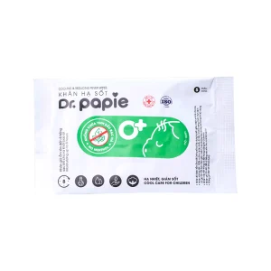 Khăn hạ sốt Dr.Papie 0+ Khan ha sot Dr.Papie 0 1