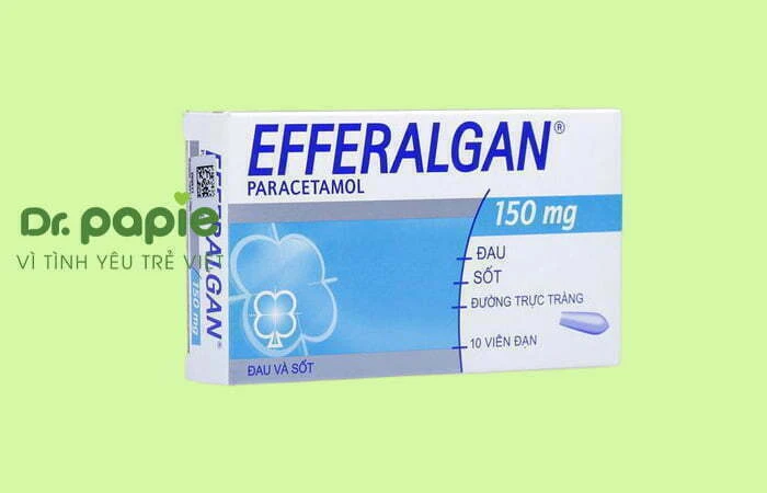Bé bị sốt siêu vi uống thuốc gì? 11 thuốc AN TOÀN, nhanh khỏi nhất Thuốc hạ sốt cho trẻ em efferanlgan