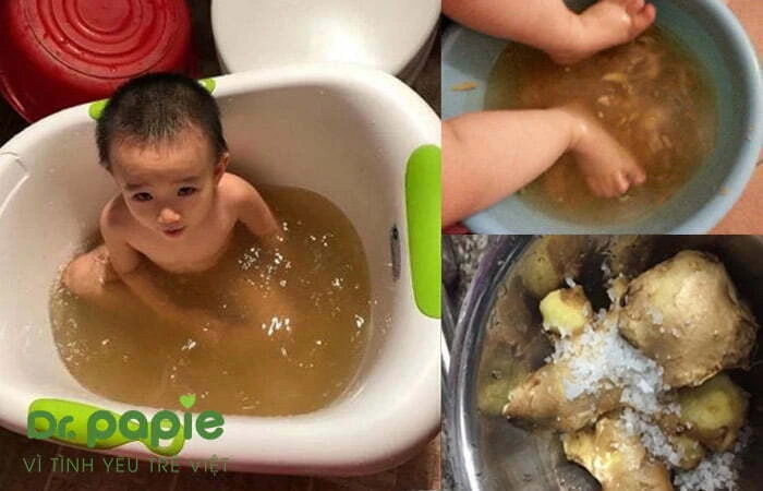 Bé sốt phát ban có nên tắm không? Câu trả lời từ chuyên gia Tắm nước gừng cho trẻ bị sốt phát ban