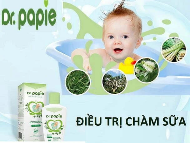 Bị chàm sữa bôi hồ nước có nên không? 5 Lưu ý cho mẹ Nước tắm thào dược Dr.Papie hỗ trợ điều trị chàm sữa ở trẻ sơ sinh