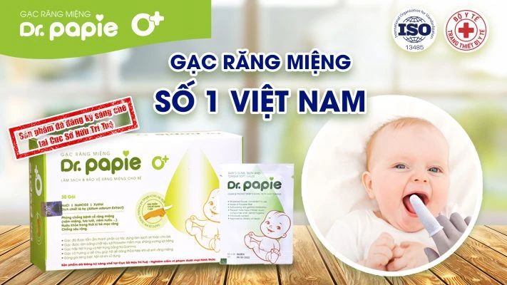 Cách sử dụng gạc răng miệng Dr.Papie đơn giản, đầy đủ nhất ảnh gạc Dr.Papie
