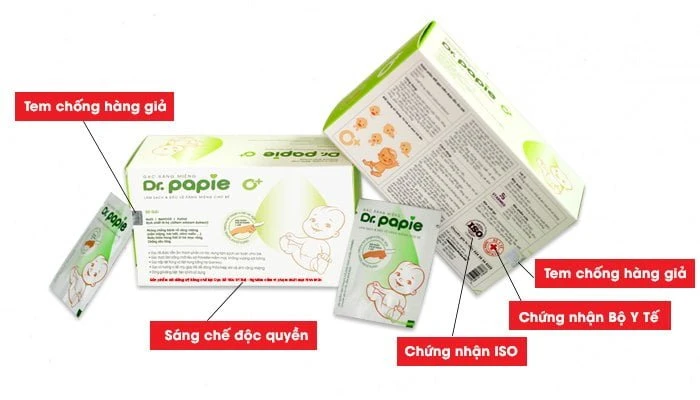 Sản phẩm chính hãng Dr.Papie có logo và các chứng nhận riêng. Qúy khách hàng chú ý để không bị nhầm lẫn Sản phẩm chính hãng Dr.Papie có logo và các chứng nhận riêng. Qúy khách hàng chú ý để không bị nhầm lẫn