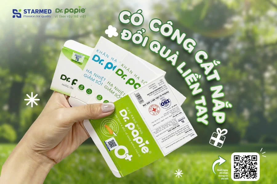 Chương trình “Có công cắt nắp, đổi quà liên tay” cùng Dr.Papie chuong trinh co cong cat nap doi qua lien tay cung dr papie