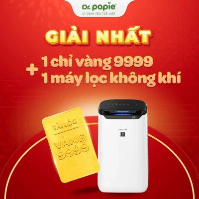 Chương trình TRI ÂN RỘN RÀNG - NHẬN VÀNG TÀI LỘC 2023 01 (một) Giải Nhất gồm: 01 (một) chỉ vàng và 01 (một) máy lọc không khí