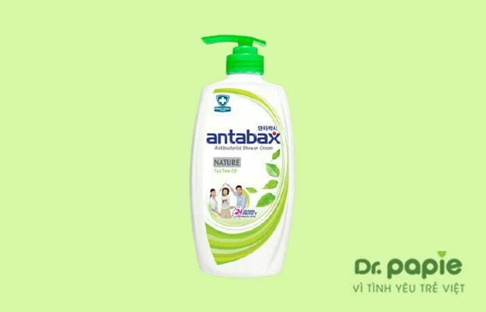 Có nên dùng sữa tắm trà xanh cho bé và nên chọn loại nào tốt nhất? Sữa tắm trà xanh cho bé Antabax
