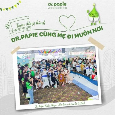 Hơn 5000 người đã ghé thăm gian hàng Dr.Papie chỉ trong 2 ngày diễn ra sự kiện