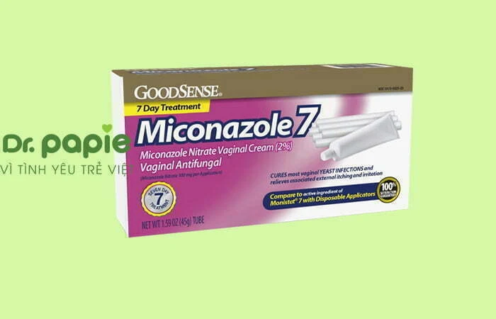 Danh sách 14 thuốc trị hăm tã cho trẻ sơ sinh theo tình trạng của bé thuốc trị hăm tã cho trẻ sơ sinh Miconazole