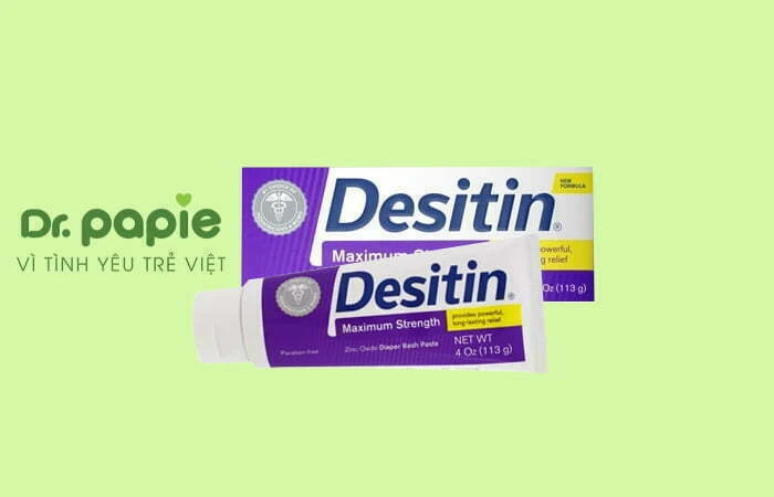 Danh sách 14 thuốc trị hăm tã cho trẻ sơ sinh theo tình trạng của bé kem trị hăm tã cho trẻ sơ sinh Desitin