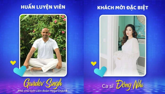 Ca sĩ Đông Nhi và huấn luyện viên Gurdev Singh