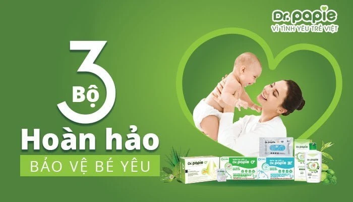 Bộ 3 hoàn hảo bảo vệ bé yêu