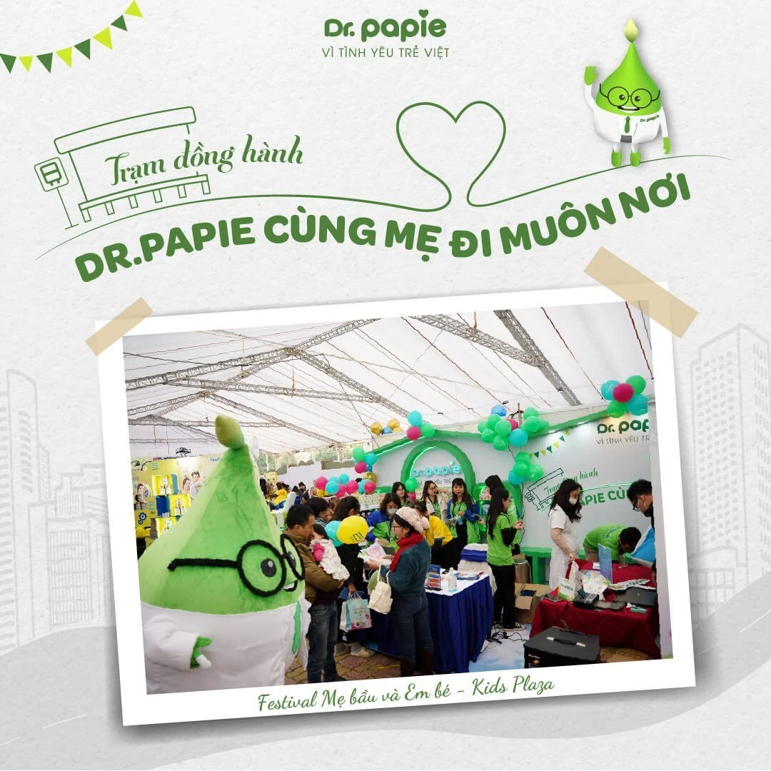 dr papie dong hanh cung kidsplaza trong su kien festival me bau va em be 2023 1
