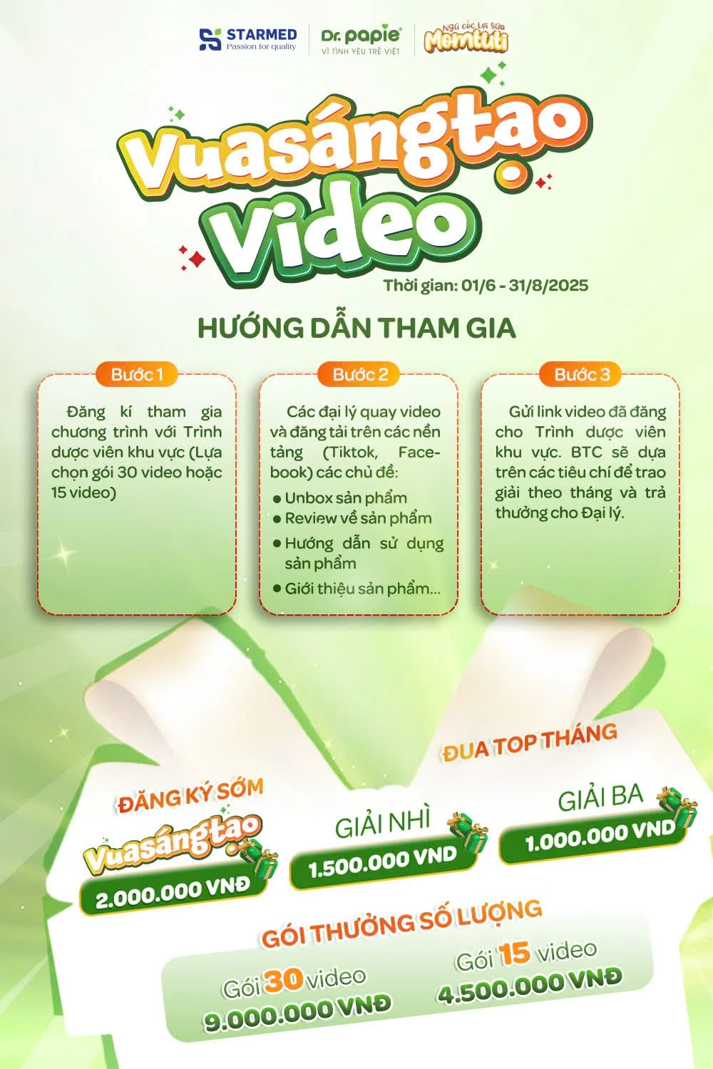 Dr.Papie phát động cuộc thi “Vua sáng tạo video” dr papie phat dong cuoc thi vua sang tao video