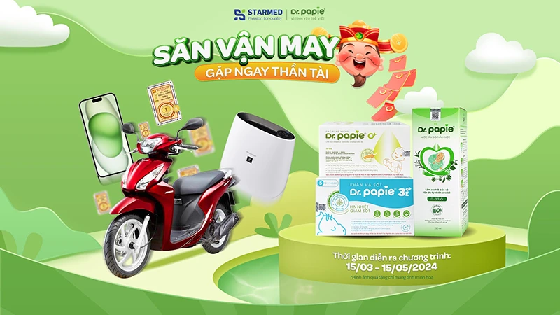 dr papie tich diem ngay trieu qua ve tay