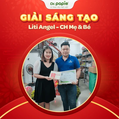Dr.Papie trao gần 200 triệu đồng cho các khách hàng đạt giải chương trình tri ân cuối năm Liti Angel - CH Mẹ & Bé
