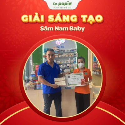 Dr.Papie trao gần 200 triệu đồng cho các khách hàng đạt giải chương trình tri ân cuối năm Sâm Nam Baby