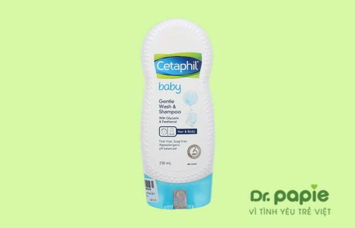 DrPapie chia sẻ 7 kinh nghiệm chọn mua sữa tắm trị rôm sảy cho bé và 8+ loại sữa tắm được ưa chuộng nhất Sữa tắm gội trị rôm sảy cho bé Cetaphil