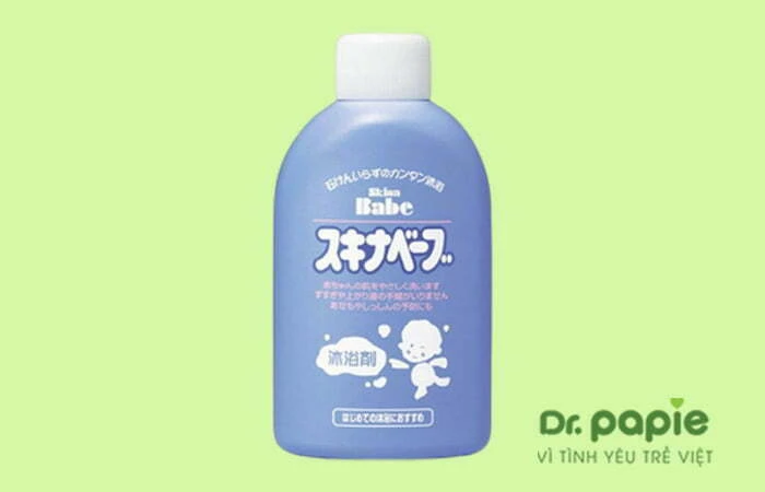 DrPapie chia sẻ 7 kinh nghiệm chọn mua sữa tắm trị rôm sảy cho bé và 8+ loại sữa tắm được ưa chuộng nhất Sữa tắm trị rôm sảy cho bé Skina babe