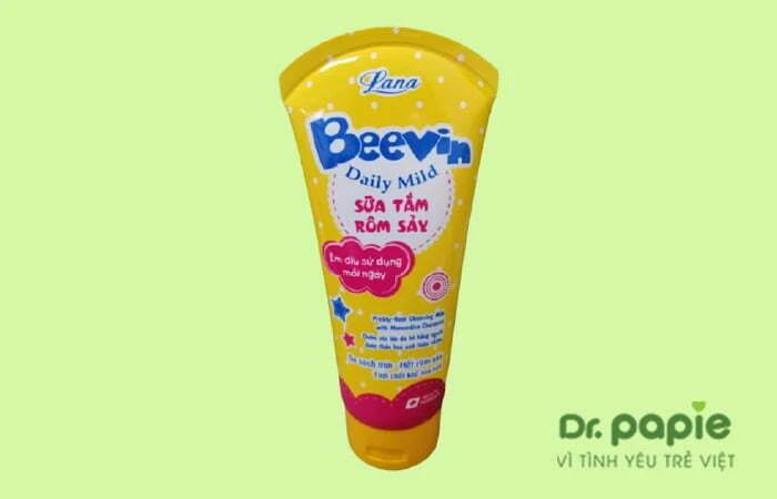 DrPapie chia sẻ 7 kinh nghiệm chọn mua sữa tắm trị rôm sảy cho bé và 8+ loại sữa tắm được ưa chuộng nhất Sữa tắm đặc trị rôm sảy cho bé Beevin