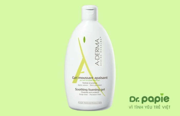 DrPapie chia sẻ 7 kinh nghiệm chọn mua sữa tắm trị rôm sảy cho bé và 8+ loại sữa tắm được ưa chuộng nhất Sữa tắm trị rôm sảy cho bé sơ sinh A-derma