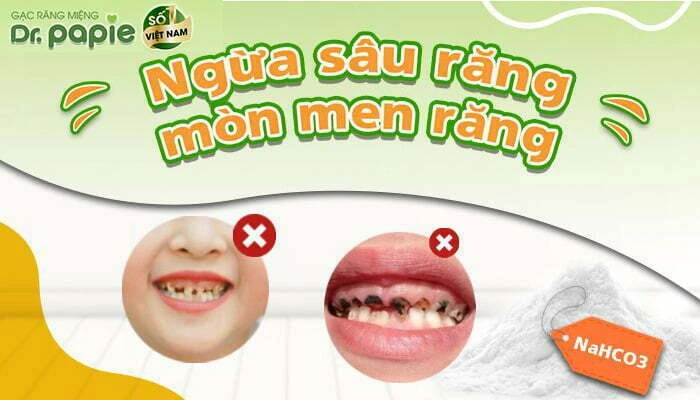 Gạc rơ lưỡi cho bé có NaHCO3 - Vì sao mẹ nên chọn Gạc chứa NaHCO3 ngừa sâu răng, mòn men răng tối đa