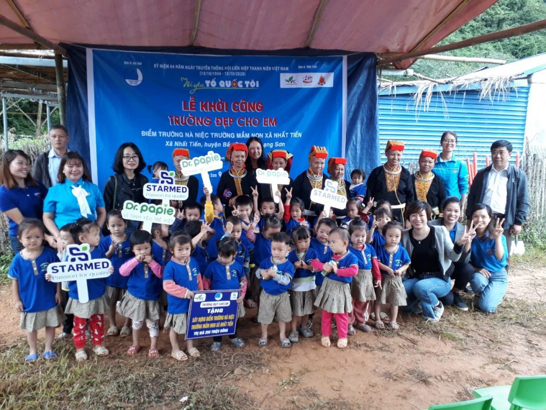"Hành trình trường đẹp cho em” – Bản Nà Niệc, huyện Bắc Sơn, Sơn La hanh trinh truong dep cho em ban na niec huyen bac son son la 6