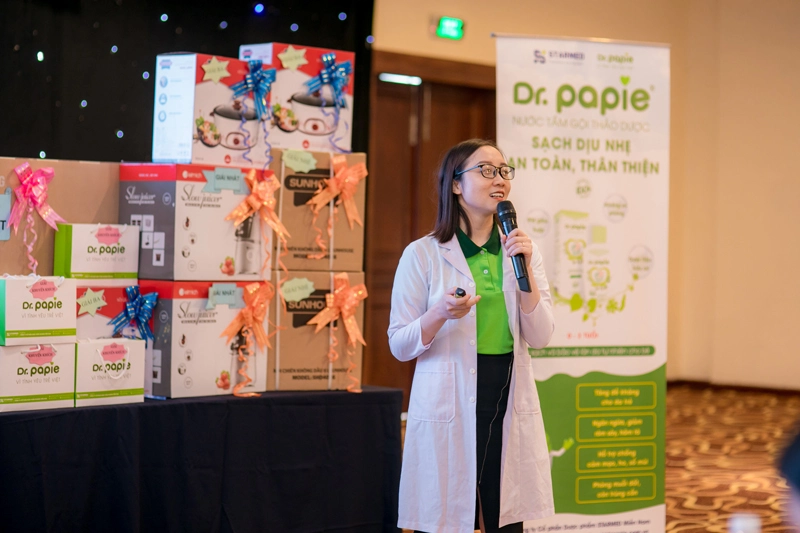 Hội nghị khách hàng : Dr.Papie Vì tình yêu trẻ Việt Trưởng Phòng R&D phân tích về sản phẩm