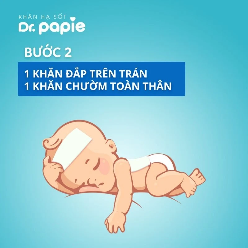 Hướng dẫn cách sử dụng khăn hạ sốt Dr.Papie khi trời lạnh Hướng dẫn cách sử dụng khăn hạ sốt Dr.Papie khi trời lạnh