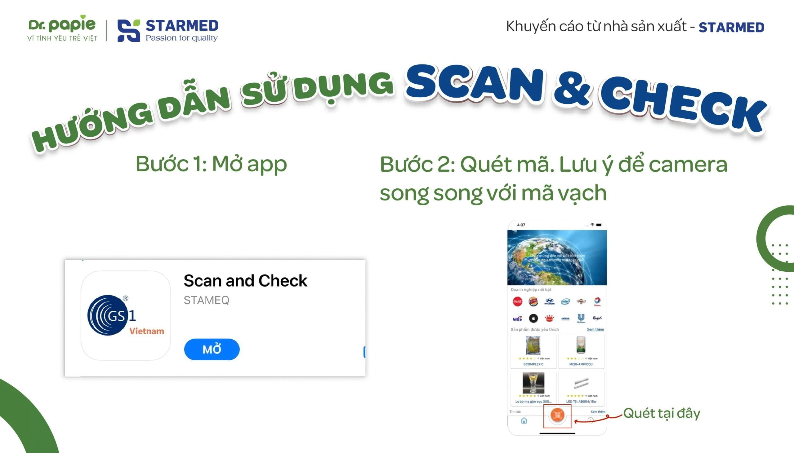 huong dan quet ma vach dr papie dung cach khuyen cao tu nha san xuat 2