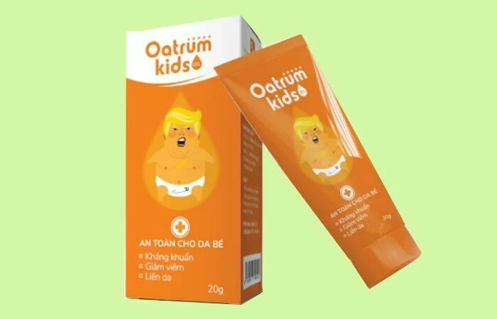 Kem trị rôm sảy cho trẻ sơ sinh loại nào tốt? Bí quyết chọn mua & 7 lựa chọn cho mẹ Kem trị rôm sảy cho trẻ sơ sinh Oatrum Kids Gel