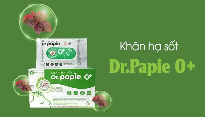 Khăn hạ sốt Dr.Papie 0+